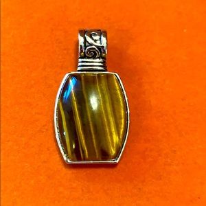 Lia Sophia Tigers Eye Pendant